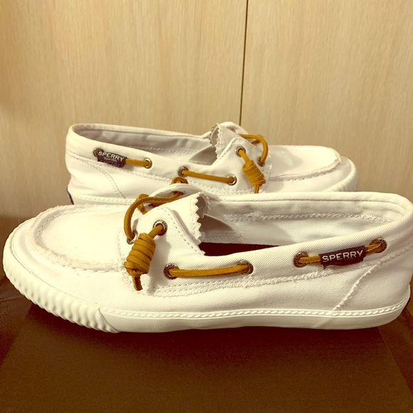 sperry sayel away washed white